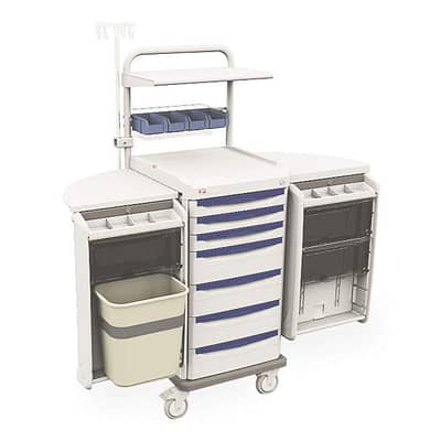 mobiliario clinico hospitalario carro de trauma starsys